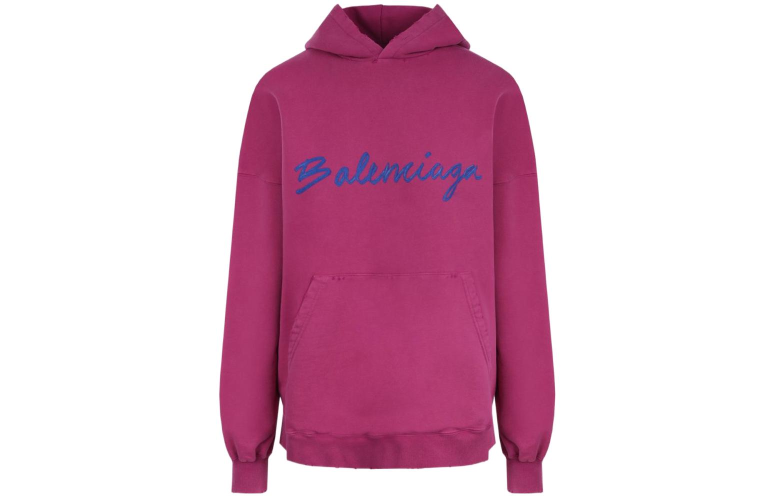 Худи Balenciaga (пурпурно-розовое)