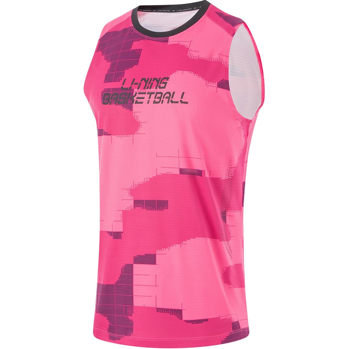 Li Ning Basketball Collection Basketball Jersey Men’s Red Purple
