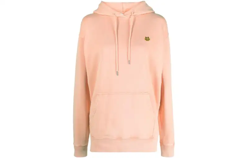 KENZO Tiger Embroidered Drawstring Hoodie