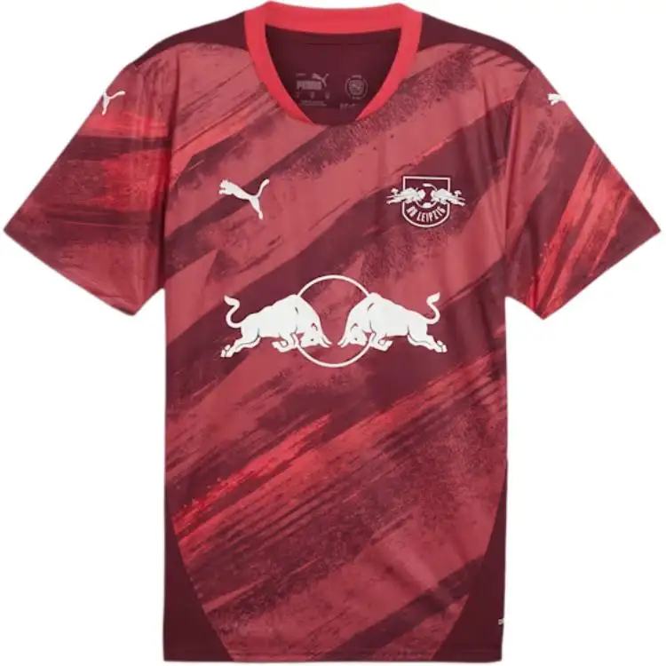 PUMA SS24 RB Leipzig Soccer Jersey Men's Red
