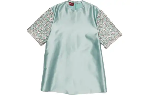 GUCCI SS24 T Shirt Women's Blue