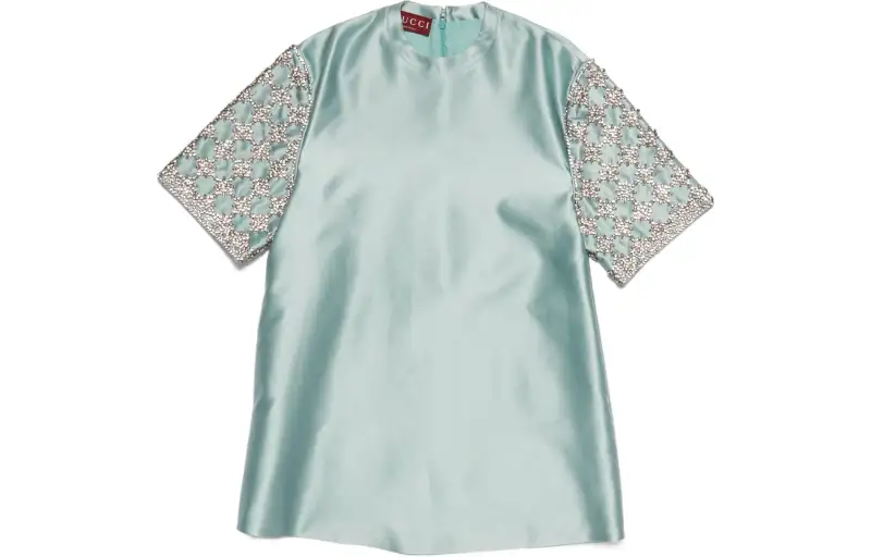 GUCCI SS24 T Shirt Women's Blue
