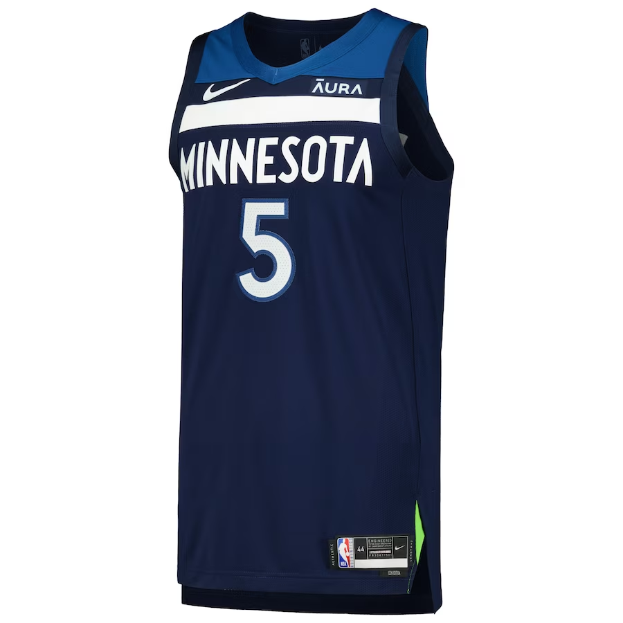 Nike Anthony Edwards Basketball Jersey Men's Marine Blue