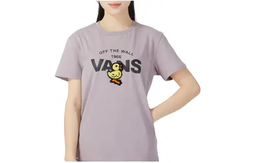 Vans Short Sleeved T Shirts Women's Light Pink
