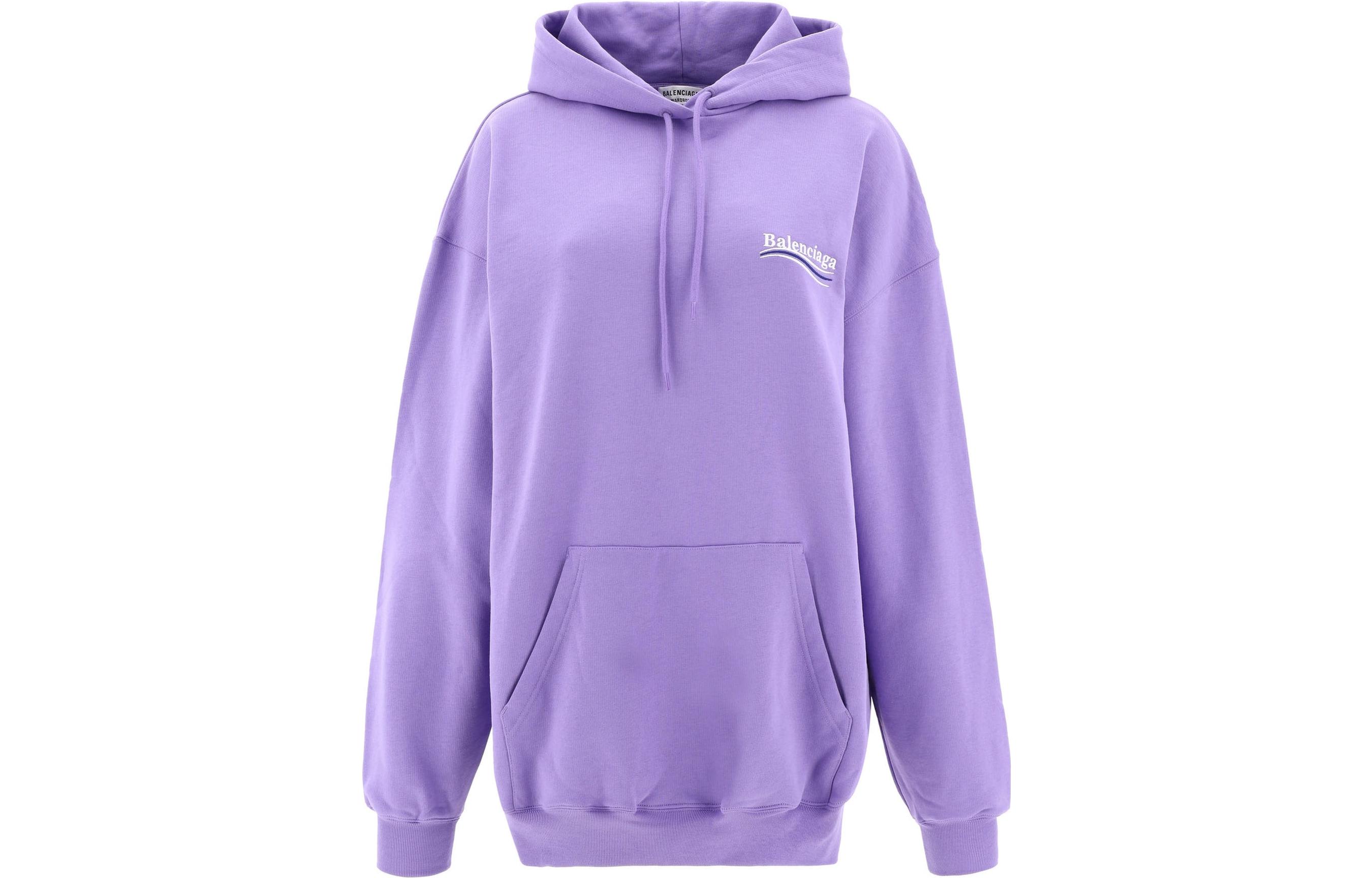 Женское худи Balenciaga (фиолетовое)