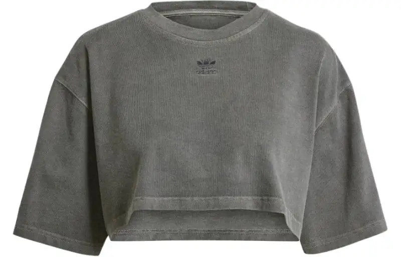Adidas Originals ESSENTIALS Drop Shoulder Sleeve T Shirt Women's Black