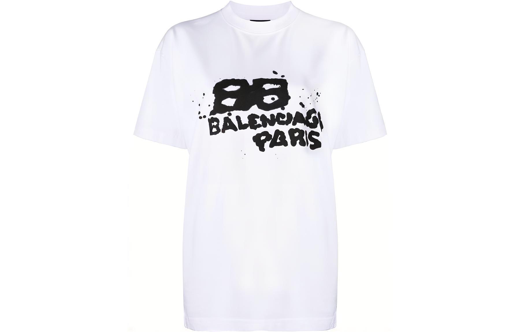 Женская футболка Balenciaga FW22 (белая)