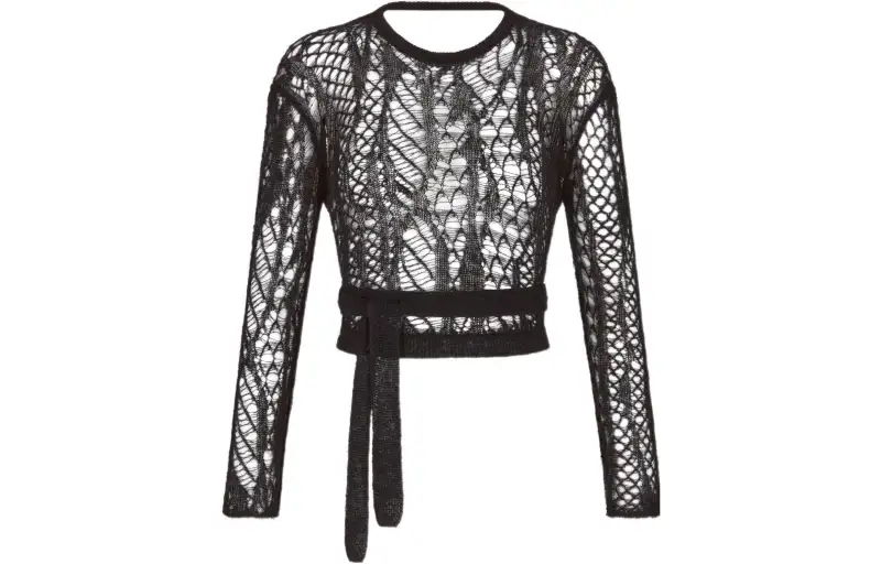 DIOR FW22 Fitted Knitwear Women's Black