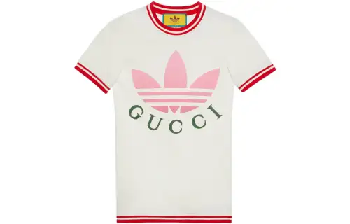 GUCCI x Adidas Originals Regular T Shirt Women's White