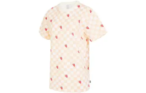 Vans T Shirt Women's Beige Yellow