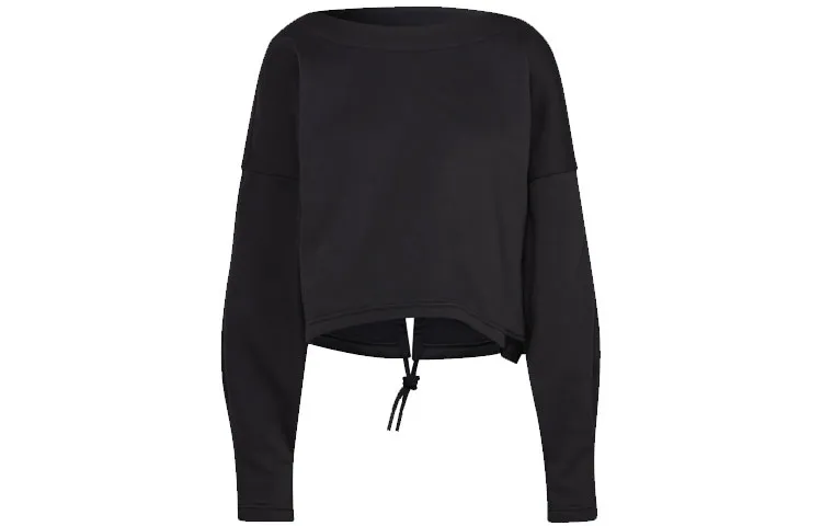 Adidas Sweatshirts Women's Black Crew Neck Moderate Regular