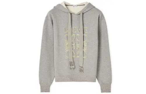 LOEWE Sweatshirts Women's Gray Hooded Moderate
