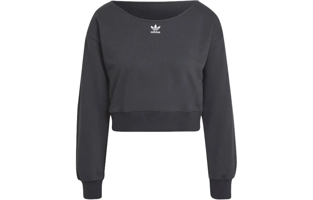 Adidas Originals SLOUCHY CREW Sweatshirt Women's Gray