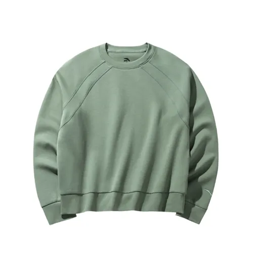 Anta Comprehensive Training Collection Sports Lifestyle Collection Sweatshirt Women's Liquorice Green
