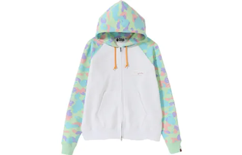 A BATHING APE Sweatshirts Women's Hooded Moderate Cardigan
