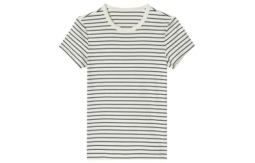 UNIQLO T Shirts Women's Ivory Crew Neck Moderate Other