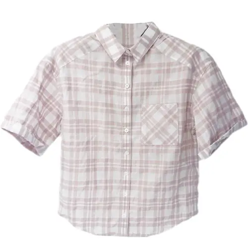 Burberry Shirts Women's Pink Square Collar Moderate Other