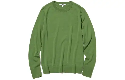 UNIQLO Sweaters Women's Verdant Green Crew Neck Moderate Other