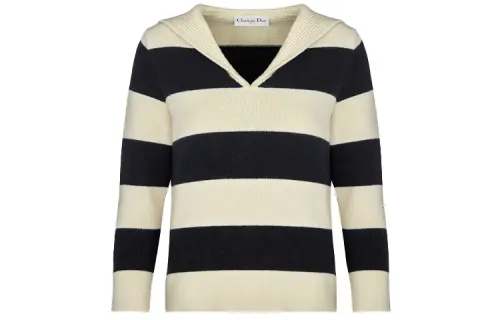 DIOR Quarterly New Products Knitwear Women's Beige V Neck Moderate Other