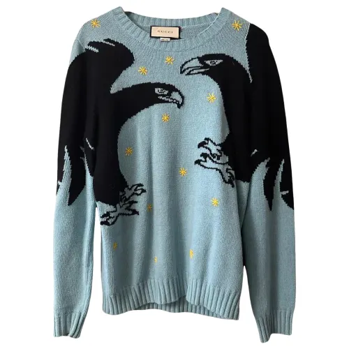 GUCCI Sweater Women's Light Blue