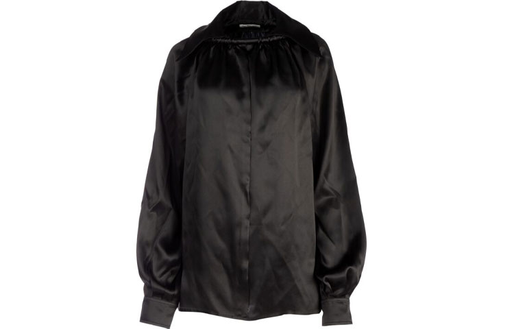 Balenciaga Shirts Women's Black Crew Neck Moderate Shirt