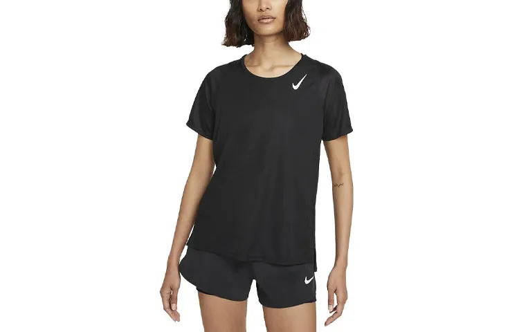 Nike Dri FIT Race 'Black' Running T shirt