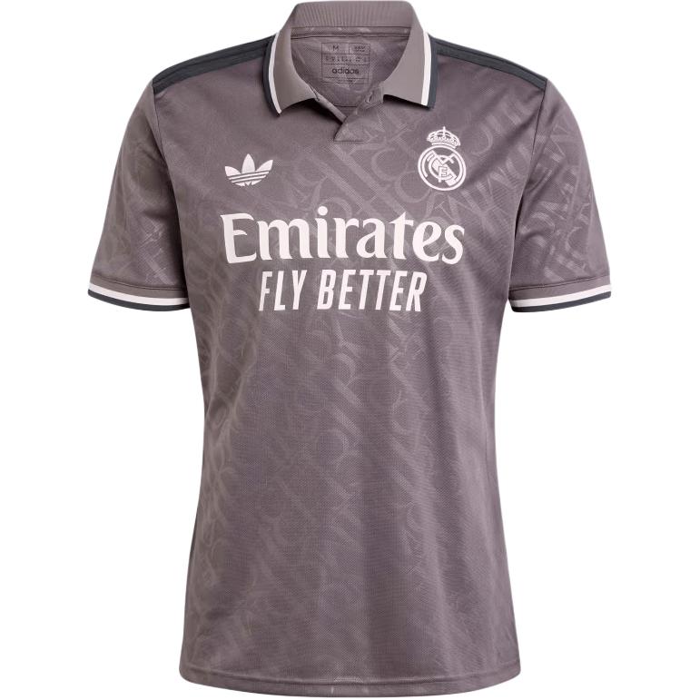 Adidas Originals FW24 REAL MADRID JUDE BELLINGHAM Collection Vintage Jersey Men's Charcoal