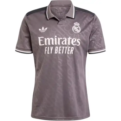 Adidas Originals FW24 REAL MADRID JUDE BELLINGHAM Collection Vintage Jersey Men's Charcoal
