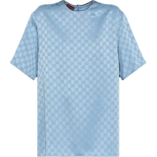 GUCCI Monogrammed Crewneck T Shirt