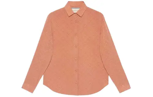 【Previous Season】GG check long-sleeved shirt