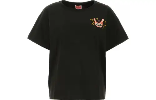 KENZO Graphic Printed Crewneck T Shirt