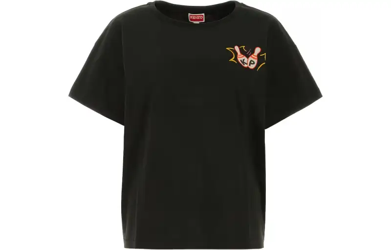 KENZO Graphic Printed Crewneck T Shirt