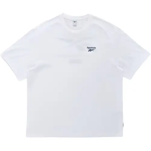 Reebok T Shirts Women's White Crew Neck Moderate