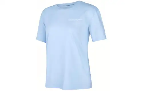 Skechers Drop Shoulder Sleeve T Shirt Women's Moon White Blue