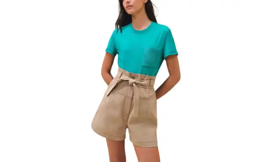 HERMES SS24 T Shirt Women's Sapphire Green