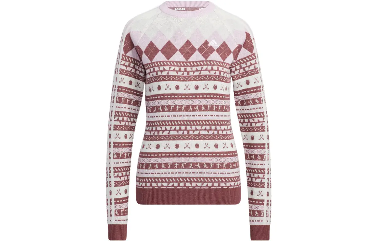 Adidas Knitwear Women's Elegant Dark Red