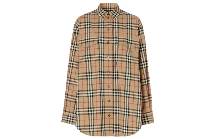 Burberry Vintage Check Oversized Shirt