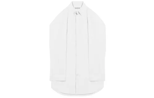 Balenciaga Shirts Women's White Lapel Moderate Other