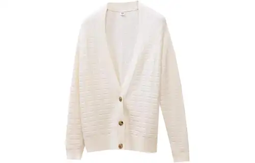HERMES FW22 Knitwear Women's Gray White