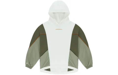 Converse Sweatshirts Women's Mixed Vintage White Hooded Moderate Straight Fit