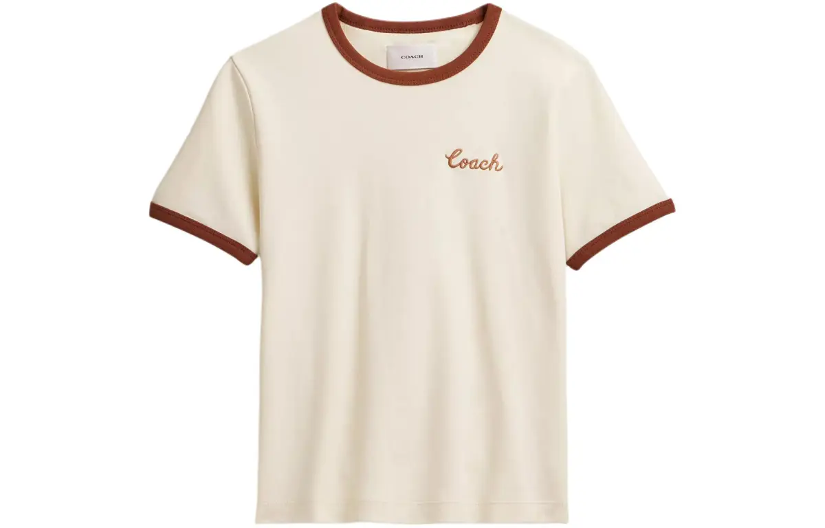 COACH SS24 T Shirt Women's Cream