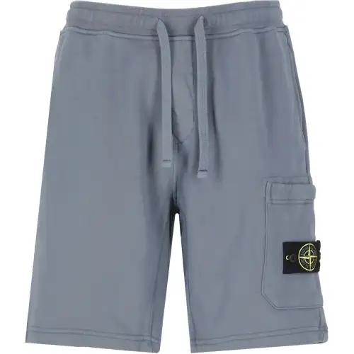 STONE ISLAND Compass Patch Drawstring Shorts