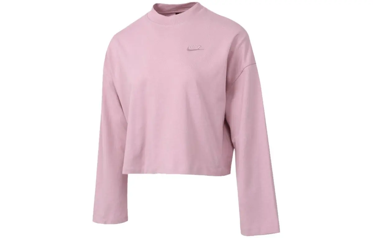 Nike Sports Life Collection Drop Shoulder Sleeve T Shirt Women's Pink