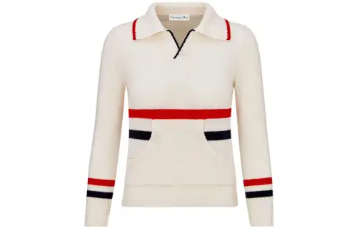 DIOR SS22 Slim Fit Sweater Women's White