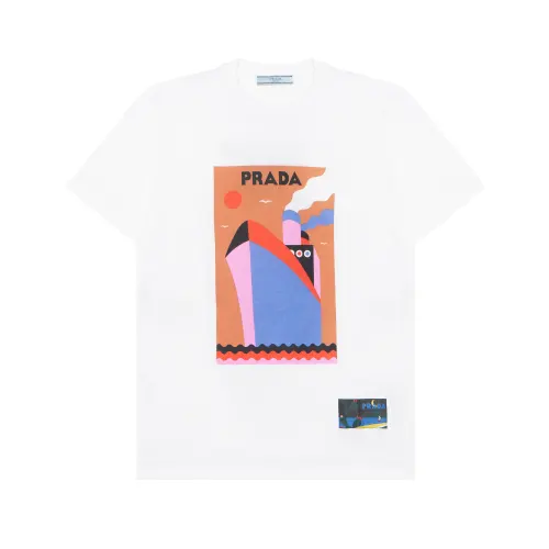 PRADA Regular T Shirt Women's White