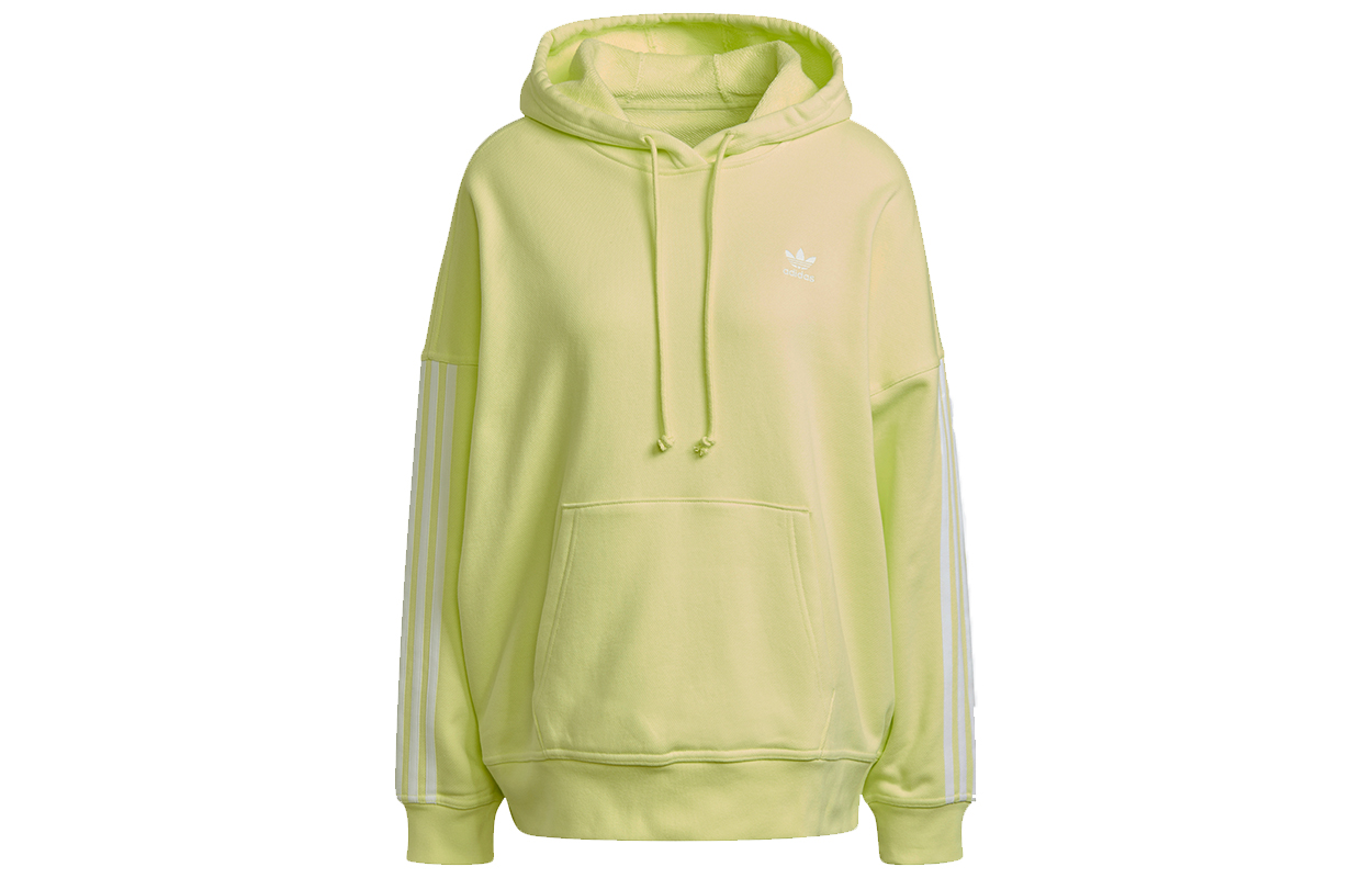 Женское худи adidas originals adicolor (лимонно-желтое)