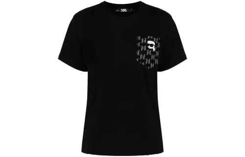 KARL LAGERFELD / Karl Lagerfeld Jeans SS24 T Shirt Women's Black