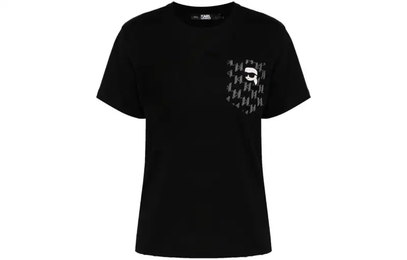 KARL LAGERFELD / Karl Lagerfeld Jeans SS24 T Shirt Women's Black