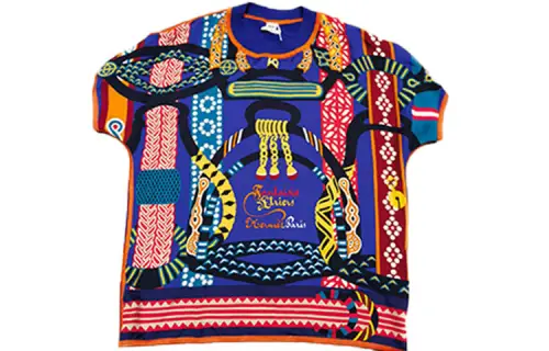 HERMES SS23 T Shirt Women's Multicolor