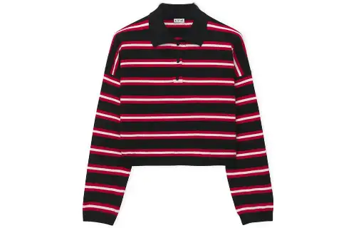 LOEWE Polo Sweater In Wool Black